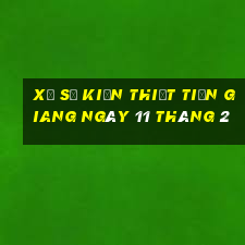 xổ số kiến thiết tiền giang ngày 11 tháng 2