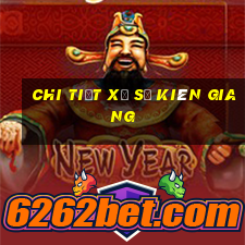 chi tiết xổ số kiên giang