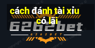 cách đánh tài xỉu có lãi