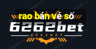 rao bán vé số