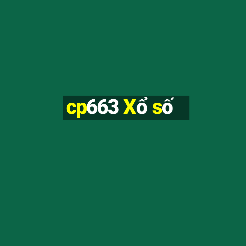 cp663 Xổ số