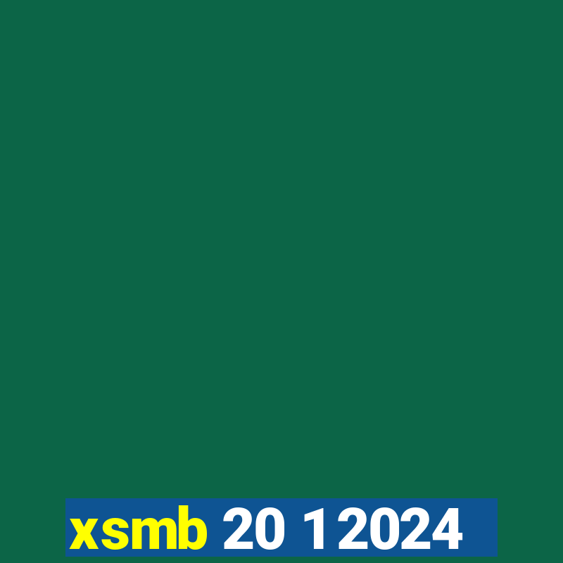 xsmb 20 1 2024