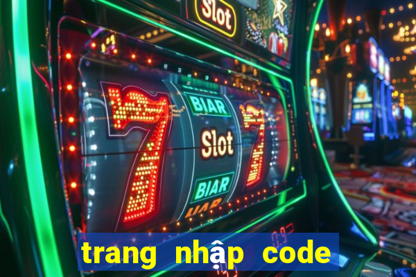 trang nhập code đảo kho báu