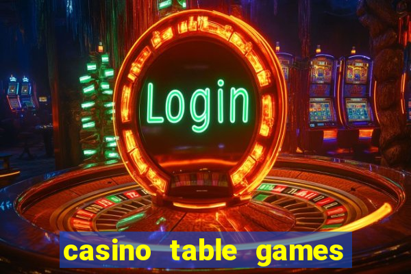 casino table games by image