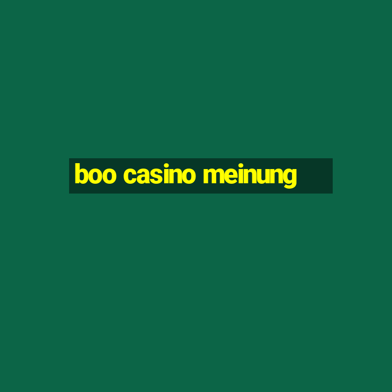 boo casino meinung