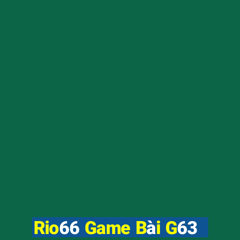 Rio66 Game Bài G63