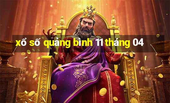 xổ số quảng bình 11 tháng 04