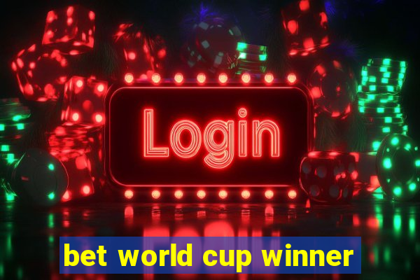 bet world cup winner