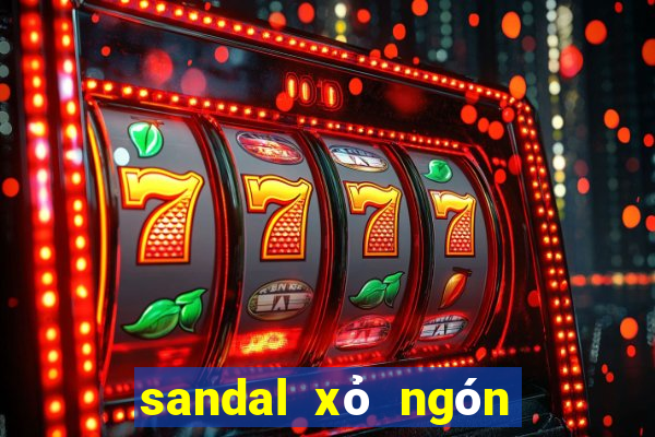 sandal xỏ ngón đế bệt