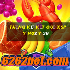 THỐNG KÊ KẾT QUẢ XSPY ngày 30