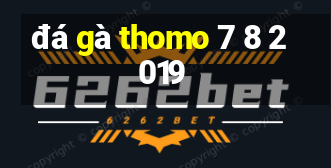 đá gà thomo 7 8 2019