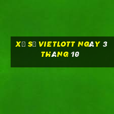 xổ số vietlott ngày 3 tháng 10