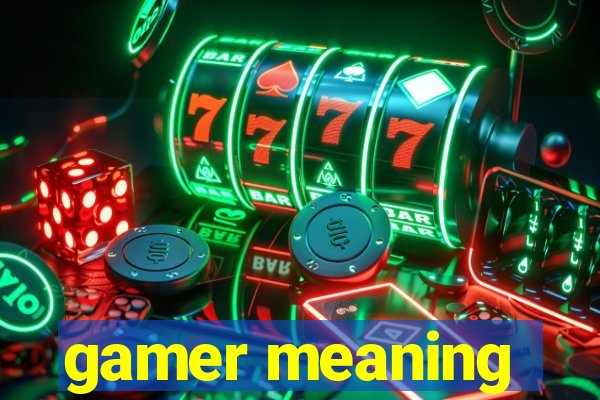 gamer meaning