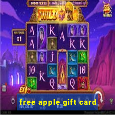 free apple gift card