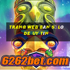 trang web bán số lô de uy tín