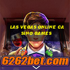 las vegas online casino games