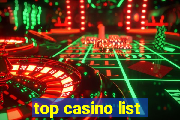 top casino list