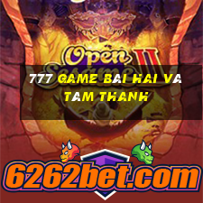 777 game bài hai và tám thanh