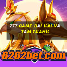 777 game bài hai và tám thanh