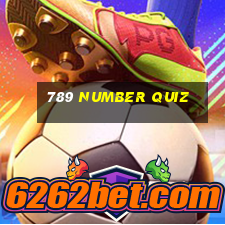 789 number quiz