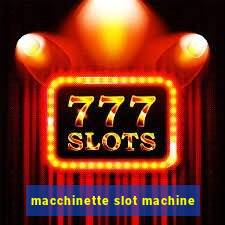 macchinette slot machine