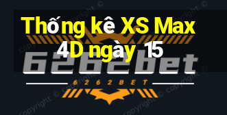 Thống kê XS Max 4D ngày 15