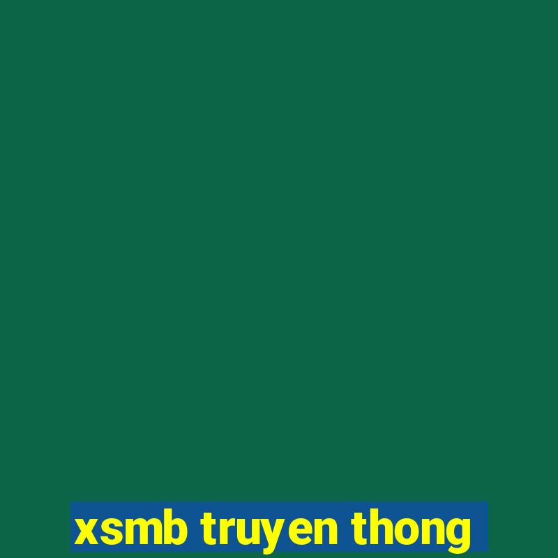 xsmb truyen thong