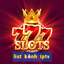 list kênh iptv mới nhất