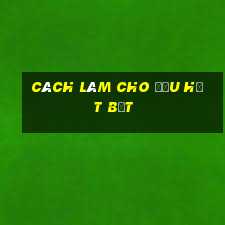 cách làm cho đầu hết bết