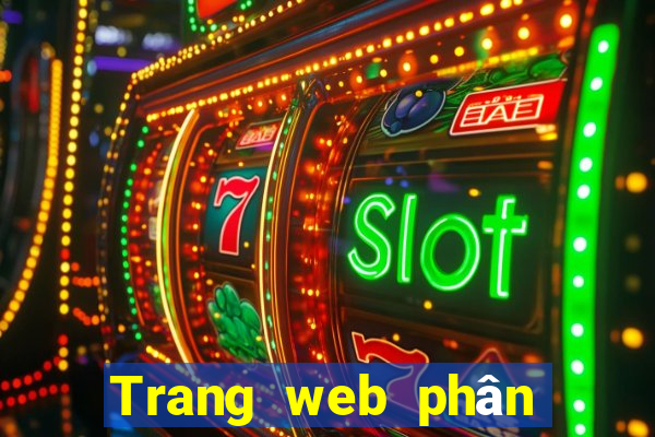 Trang web phân tích xổ số