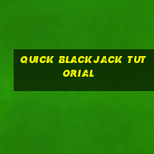 quick blackjack tutorial