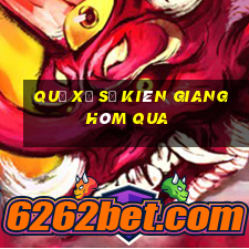 quả xổ số kiên giang hôm qua