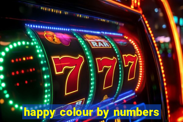 happy colour by numbers