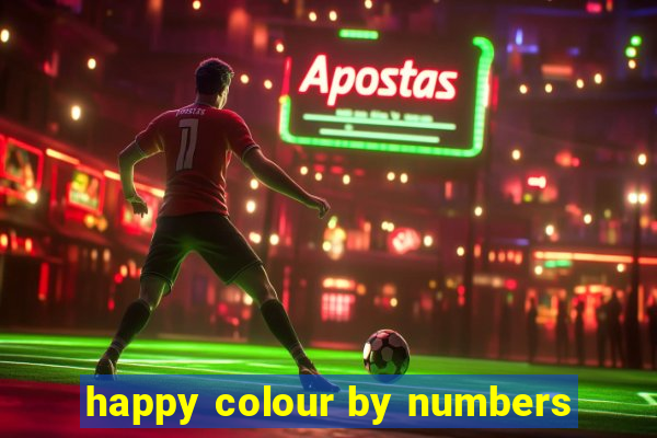 happy colour by numbers