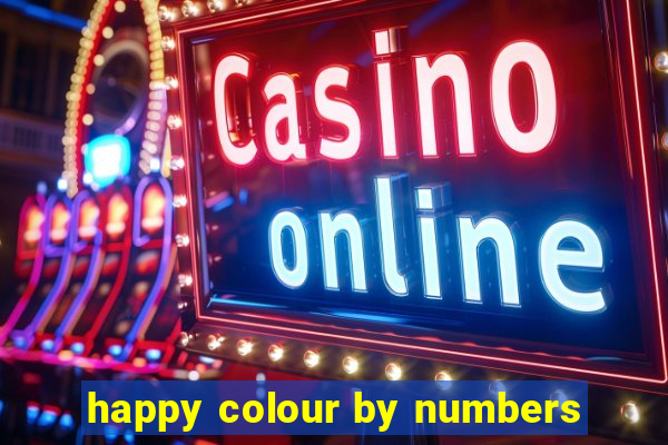 happy colour by numbers