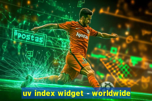 uv index widget - worldwide