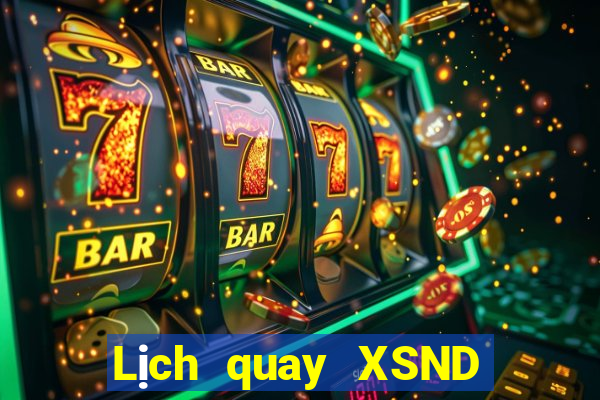 Lịch quay XSND ngày mai