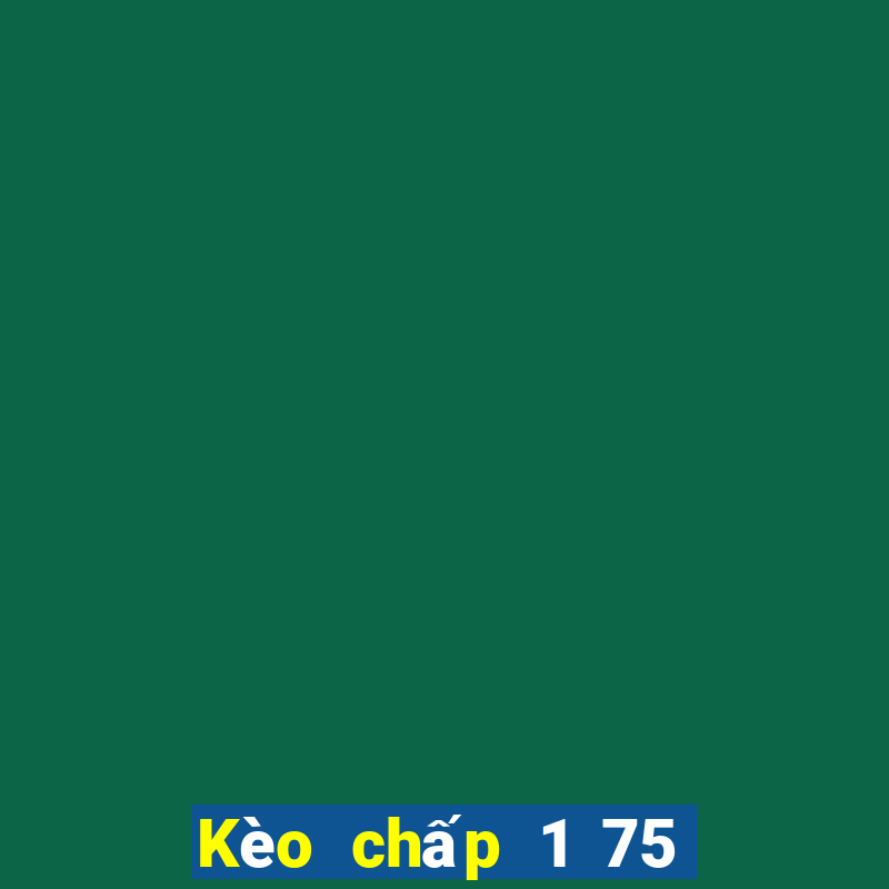 Kèo chấp 1 75 là gì