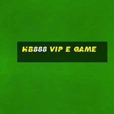 Hb888 Vip E Game