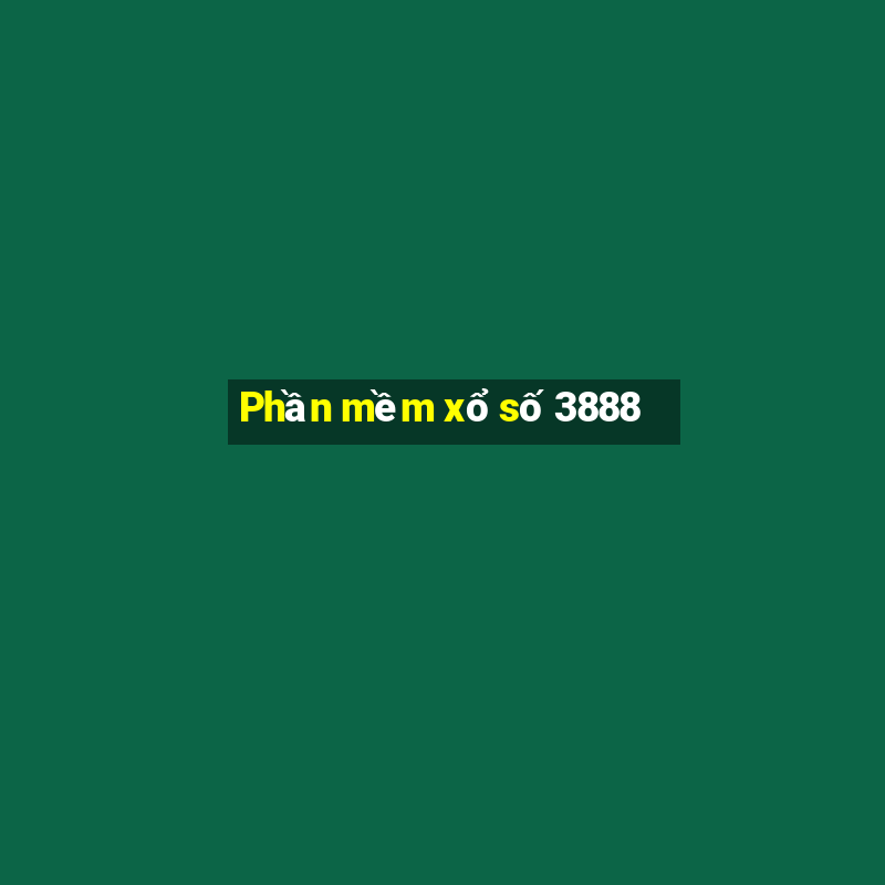 Phần mềm xổ số 3888