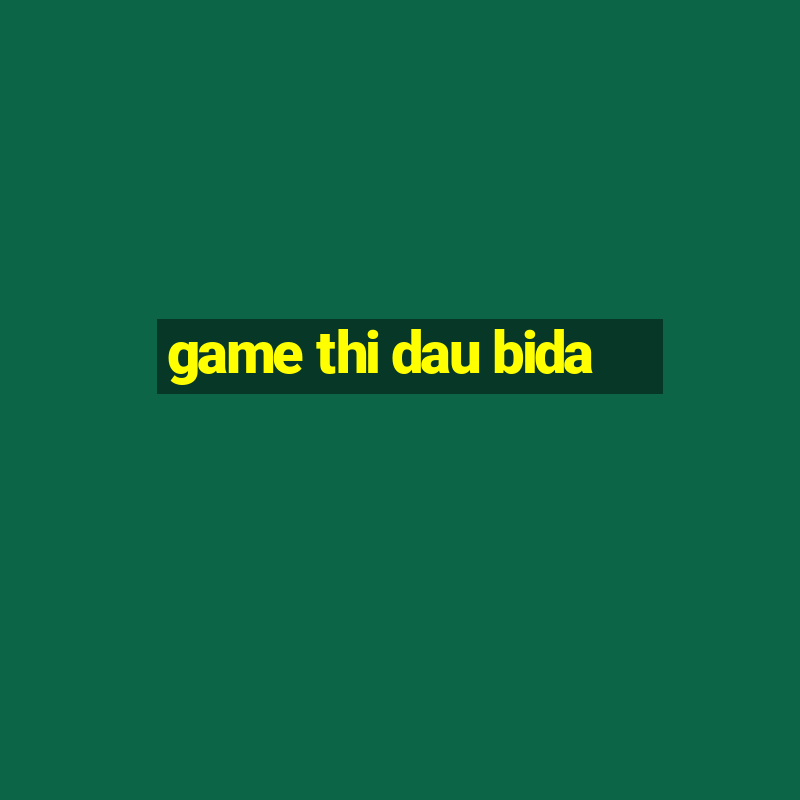 game thi dau bida