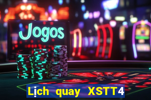 Lịch quay XSTT4 ngày 25