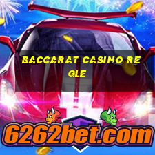 baccarat casino regle