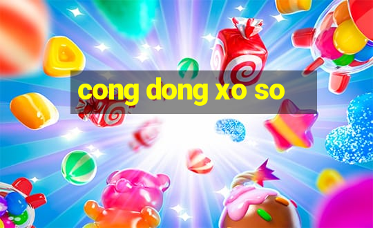 cong dong xo so