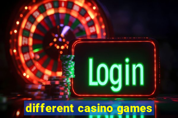 different casino games