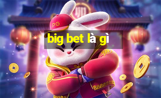 big bet là gì