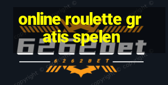 online roulette gratis spelen