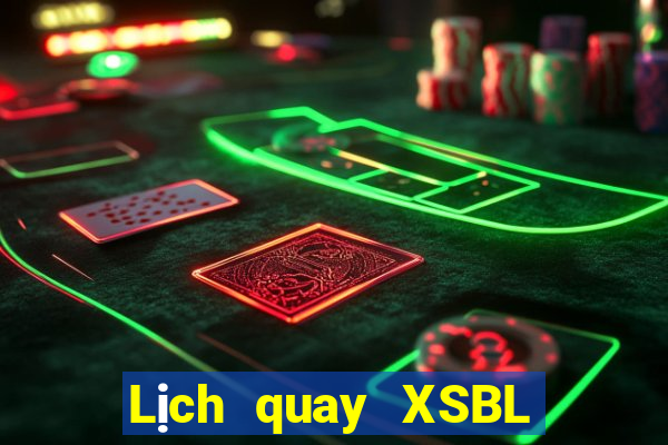 Lịch quay XSBL ngày 25