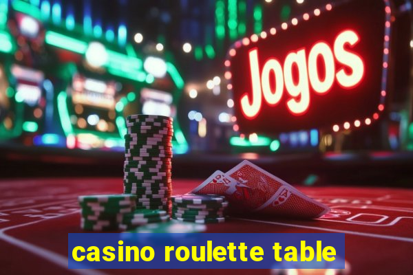 casino roulette table