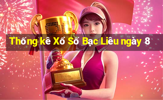 Thống kê Xổ Số Bạc Liêu ngày 8